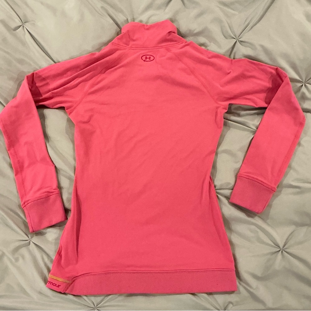 Women’s Under Armour Pink Long-Sleeve Pullover - Size MED